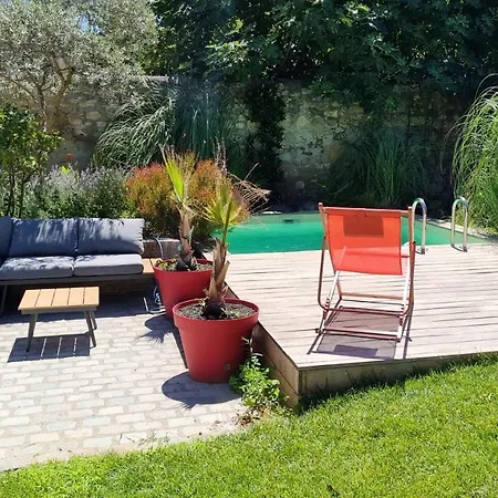 Lumineux Avec Acces Jardin Et Piscine Chauffee Daire Avinyon